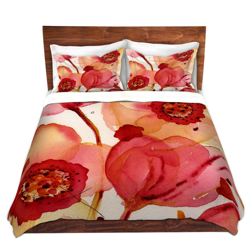 Ensemble de housse de couette pops, 1 housse + 2 taies très grand lit