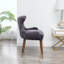 Velvet Upholstered Nailhead Trim  Dining Chair-1853792520