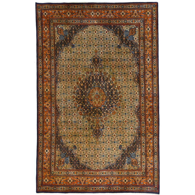 Tapis oriental crème Eskarne