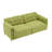 Emerald Green Tufted Modular Sofa With Under-Seat Storage, Chenille Loveseat For Living Room-751654307