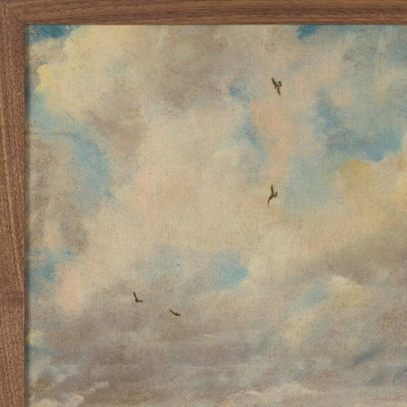 Cloud Study with Birds, 1821  by John Constable, 32"H x 40"W