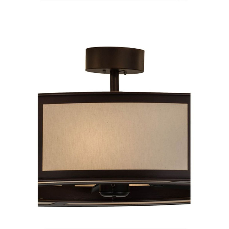 Smythe Craftsman Downrod Flush Mount