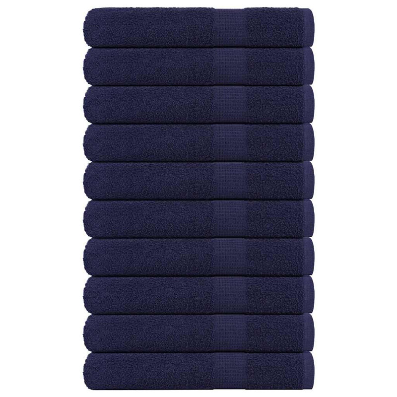 Rechell 100% Cotton Beach Towel, Navy blue