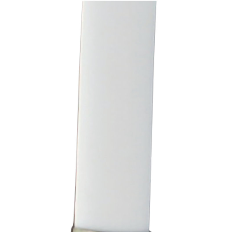 Robinet de cuisine à poignée simple Bell'arte, Acier inoxydable de luxe / Blanc