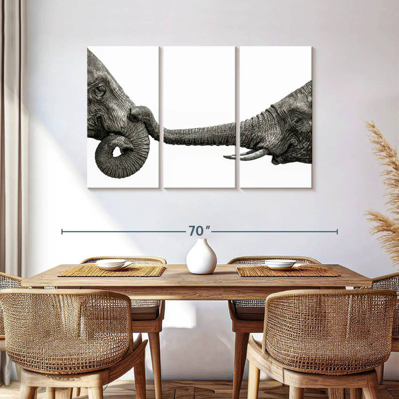 Elephant Hello, 36" H x 57" W