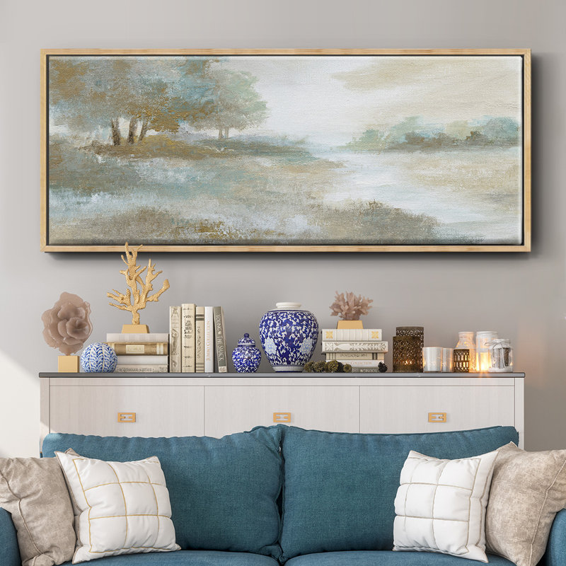 Ethereal Magic- Framed Canvas, 12" H x 30" W