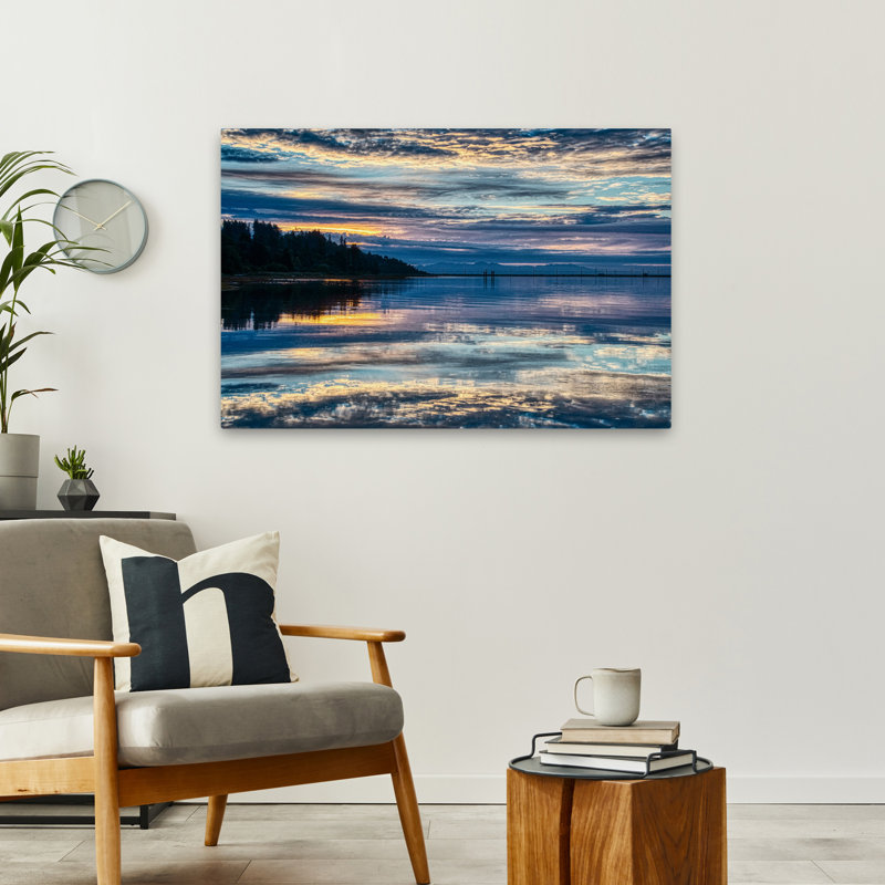 Lavande matin nuage levers de soleil / quais de coucher de soleil / jetée 2022-2 Art abstrait Art contemporain