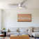 Jamarreon 42''/52'' Flush Mount Dimmable Ceiling Fan with LED Lights and Remote Control