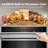 30" Built-in Convection Microwave Oven, 1.6 Cu. Ft., 1000w, Air Fry, Sensor Cooking, 10 Cooking Modes, Stainless Steel, Drop-down Door