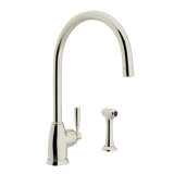 Holborn™ Single Hole Kitchen Faucet With C Spout And Sidespray