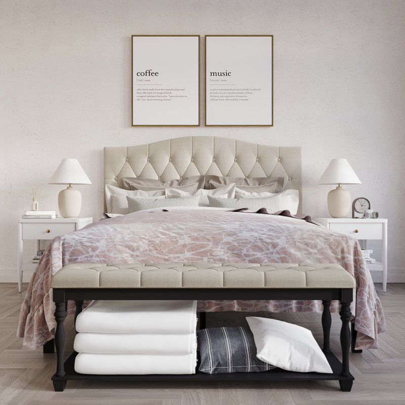 Jenese Piece Bedroom Set, Warm Grey, King