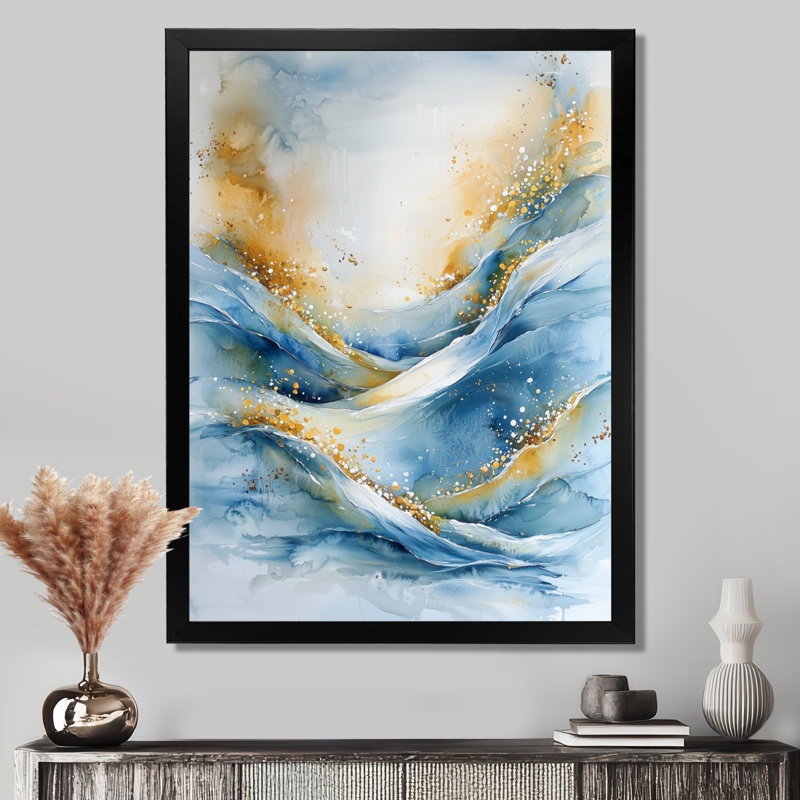 Souder - Abstract Wall Art Prints, Noir, noir, noir, noir, H 20 po x l 12 po, Reproduction encadrée d'une seule photo