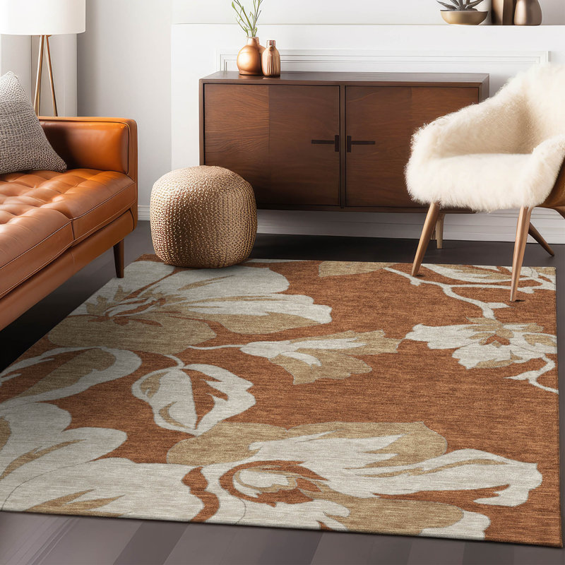  Tapis d'extérieur antidérapant Malchow, Rectangulaire 8 pi x 10 pi