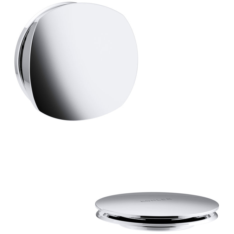 PureFlo Drain Stopper Tub Drain, Polished Chrome