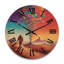 Horloge murale en bois massif Provenzano-1241275172