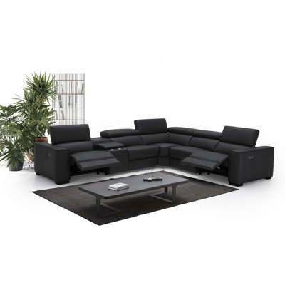 Graddy Upholstered Power Reclining Sectional Reversible