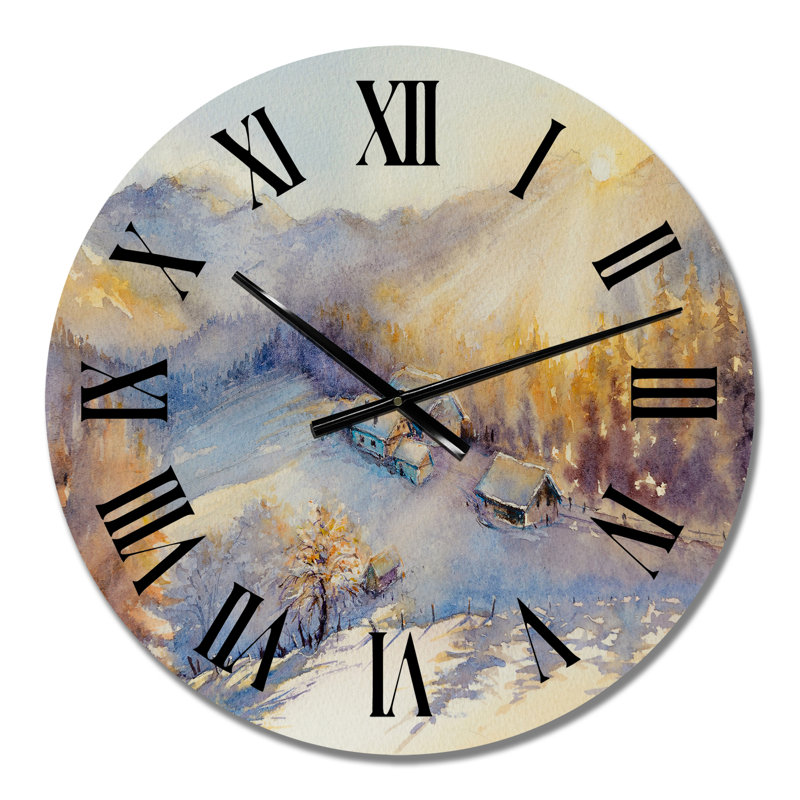 Horloge murale très grande, Moyen