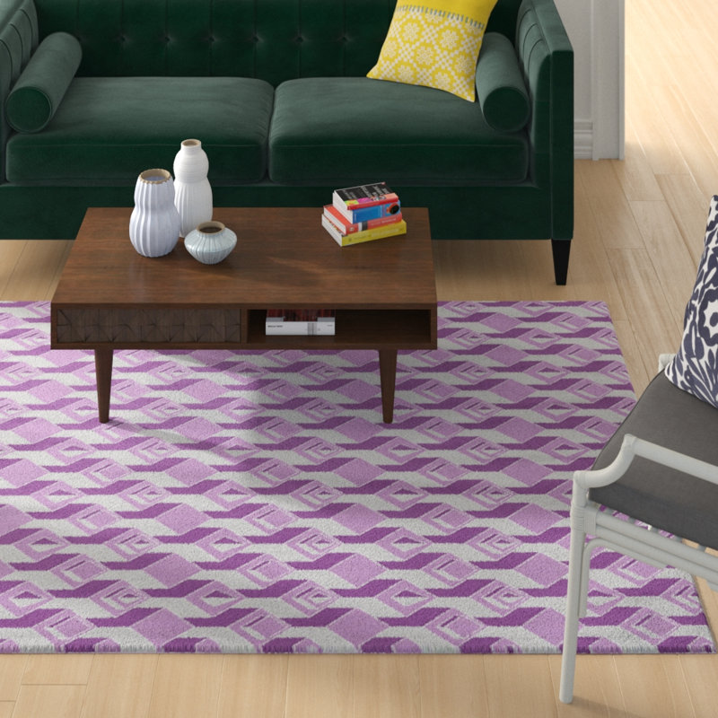 Jordao Geometric Indoor Rug, Rectangle 5' x 7'