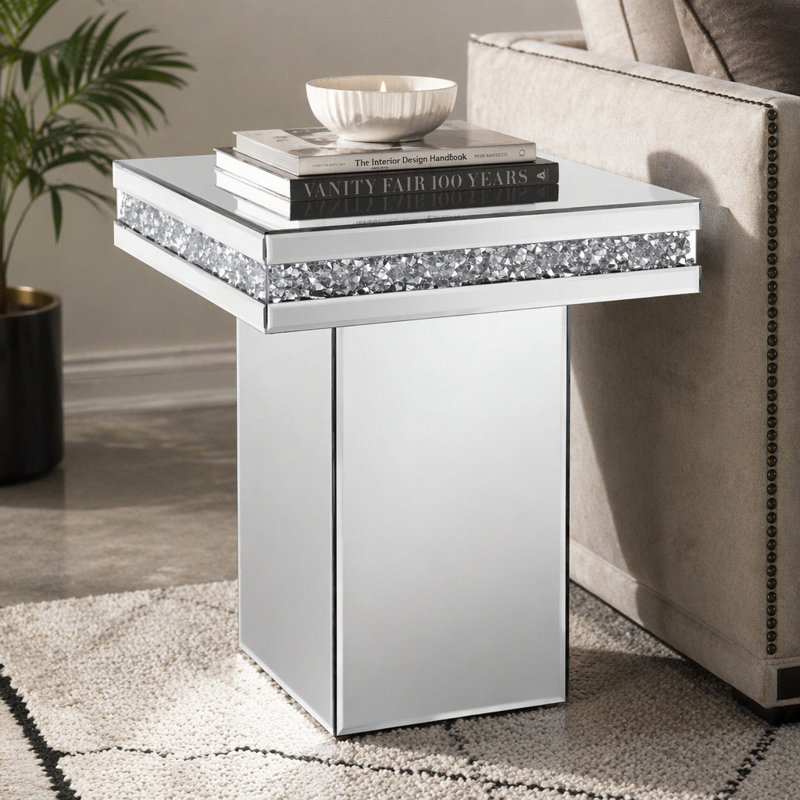 Cavelle Mirror Side Table