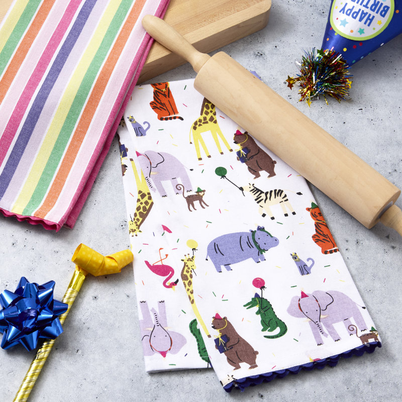 Party Animals Dishtowel Set/2