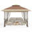 12'×12' Instant Pop-Up Gazebo with Waterproof Canopy, Mosquito Netting & Sidewalls – All-Weather Outdoor Party Tent for Patio, Garden, Backyard – Includes Wheeled Carry Bag-125226298-125226299