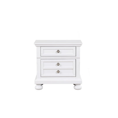Table de chevet Meade G8975-N, blanc