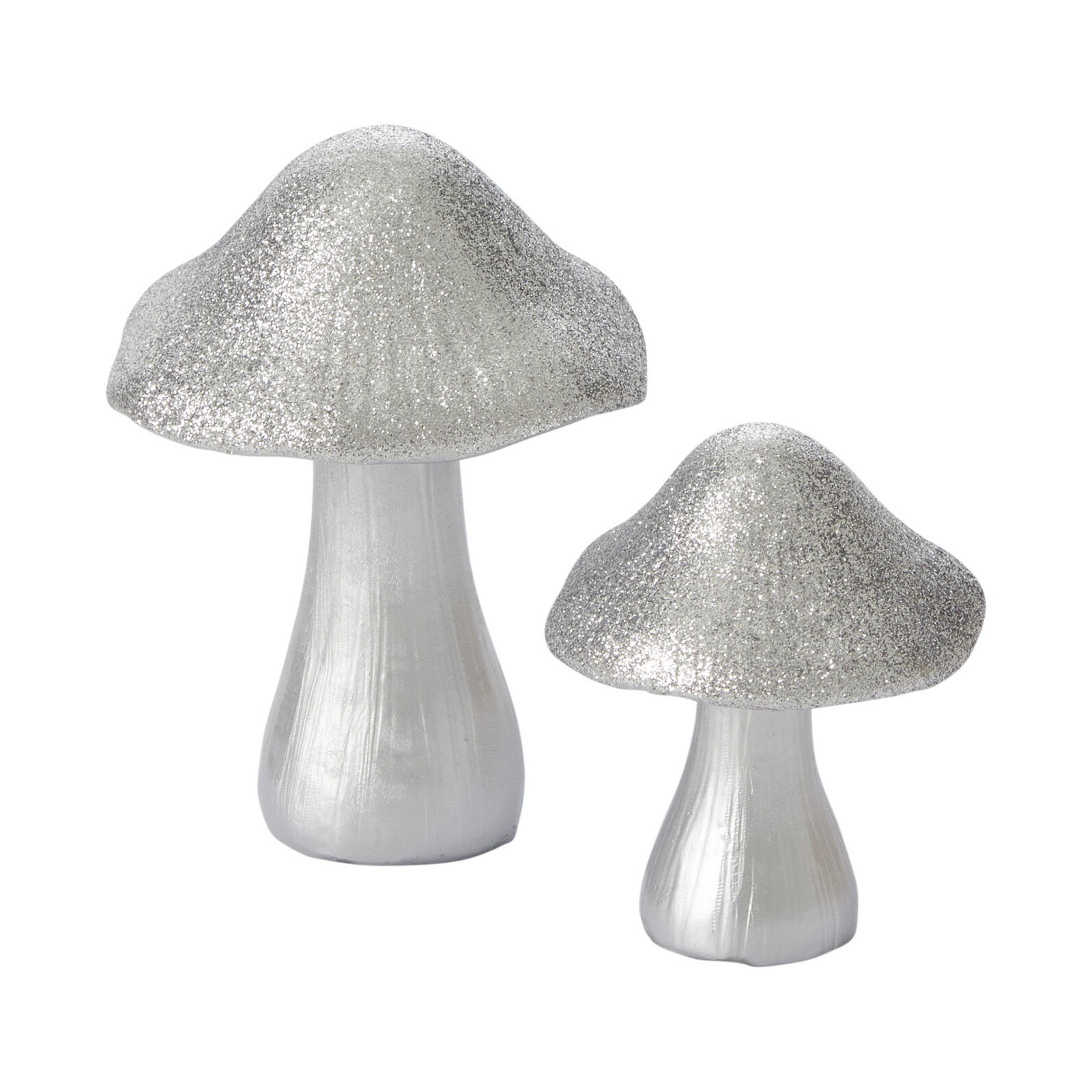 Mushroom Figurine, 5.25" H x 3.75" W x 3.75" D