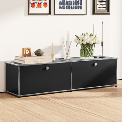 Modern Modular Storage Cabinet Metal Organizer For Living Room and Home Office