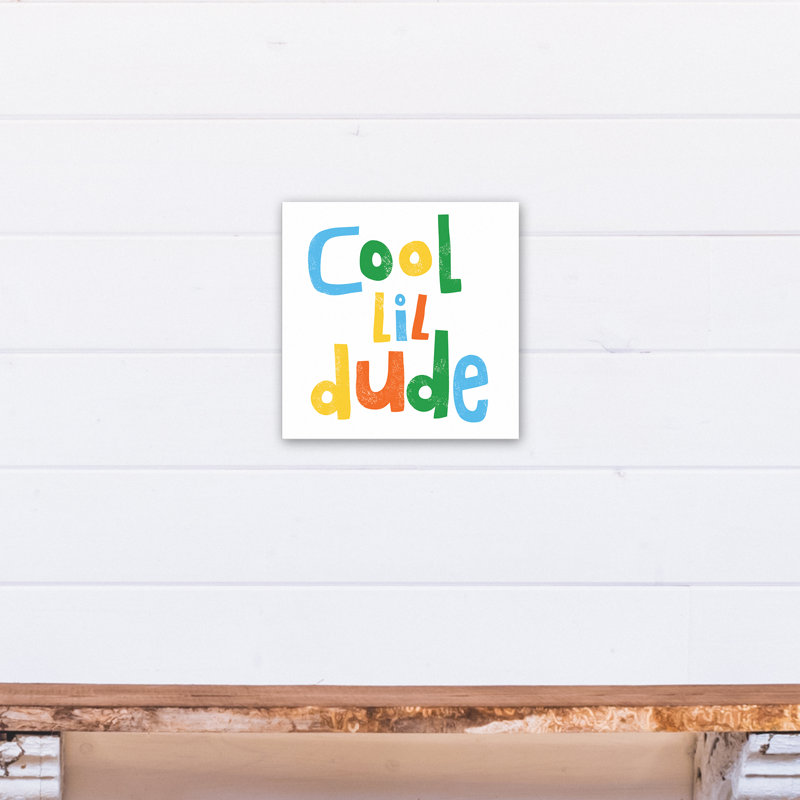 Art sur toile cool lil dude Malave, H 16 po x l 16 po x P 1,25 po, Toile tendue