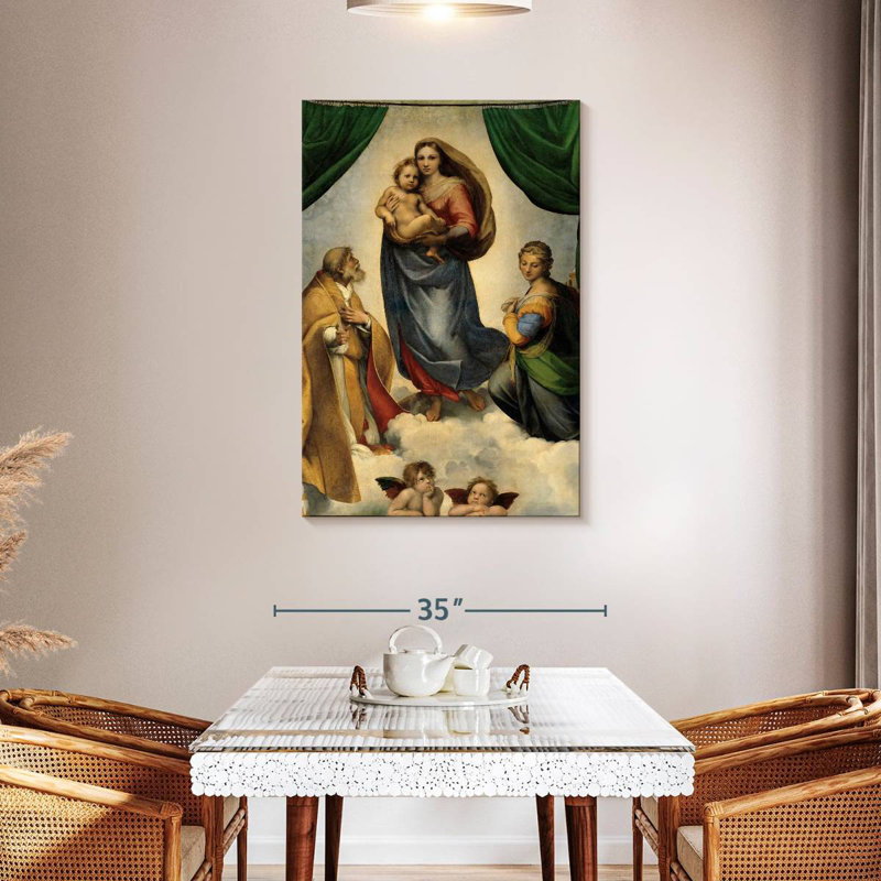 Leisha Sistine Madonna, 45" H x 30" W