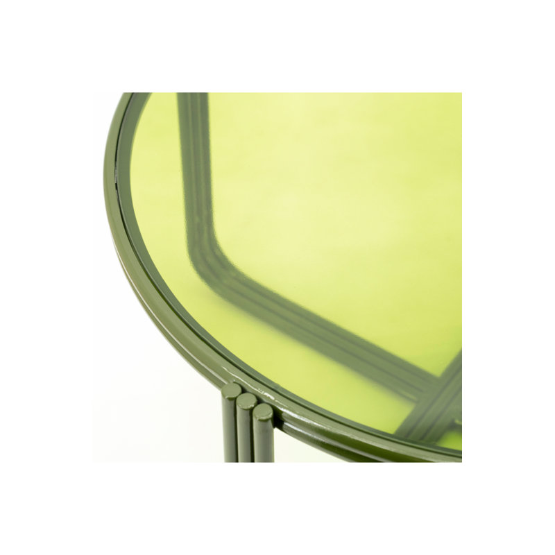 Coffee Table Glass Coffee Table, Green