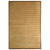 Bernick Tibetan Hand Knotted 100L Wool Striped Rug