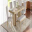 Ensemble de table de salle à manger en bois extensible Farmhouse