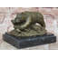 Sculpture bronze avec ours et bronze