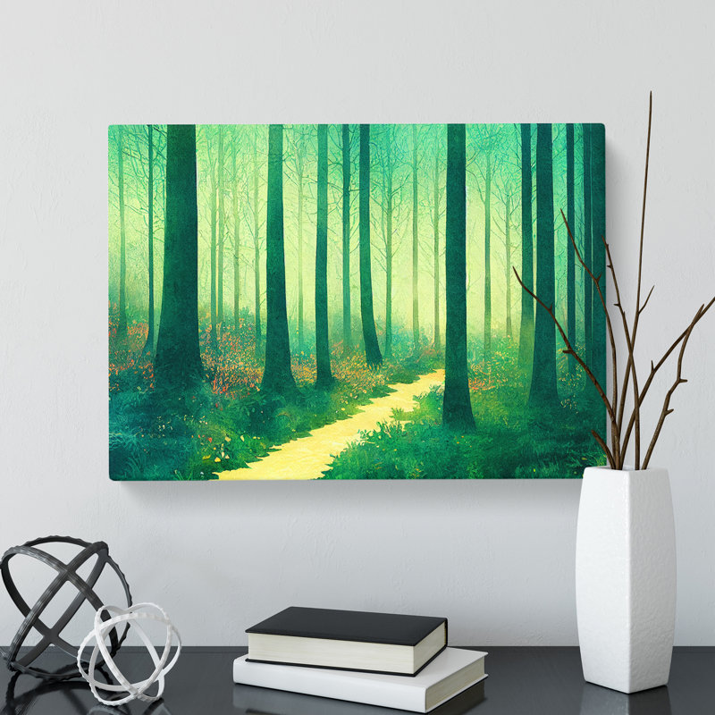 Forest Path Vol.1 - Wrapped Canvas, 35cm H x 50cm W x 3cm D