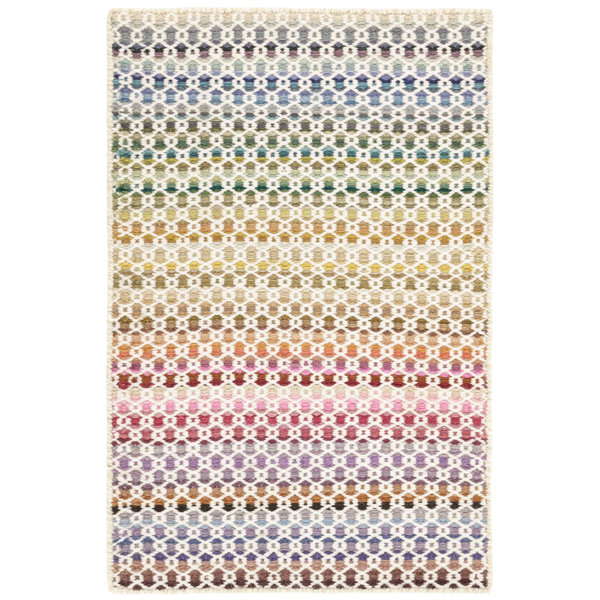 Poppy Kitchen Rug Dash and Albert Rugs Poppy Multi Handwoven Wool Rug & Reviews | Wayfair