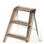 Table de bout moderne en forme de Z pliante avec structure en ABS et en acier