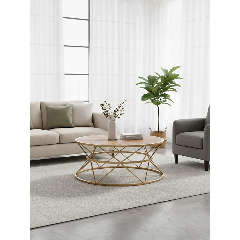 Cross Legs Coffee Table