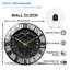 Gothic Gate Clock Art - 12'' Modern Glass Wall Clock