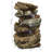  Rock and Log Tabletop Rustic Tabletop Fountain with LEDs