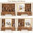 Kimrey Vanity Desk with Llight Sliding Mirror and 7 Drawers,  Makeup Vanity Table Set for Bedroom-435942610