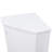 Bathroom Cabinet Triangle Corner Storage Cabinet with Adjustable Shelf Modern Style MDF Board-137064778
