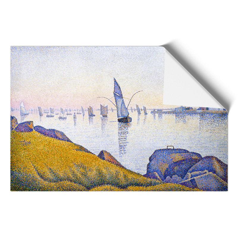 Evening Calm by Paul Signac - Frameless Print, 21cm H x 30cm W x 0.1cm D
