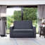 Bevers 2 Seater Linen Blend Sofa Bed-951418624