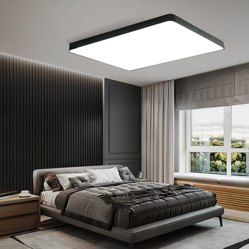 Carrazco Acrylic LED Flush Mount, Black