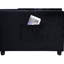 Canapé-lit 81,5 po en velours avec poche latérale et rangement pour chaise longue en tissu noir, largeur de 82,7 po