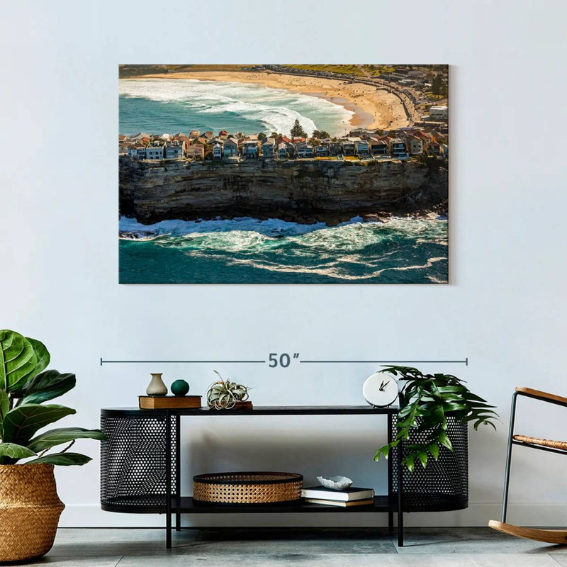 Scène de falaise Bondi Azfar, H 30 po x l 45 po