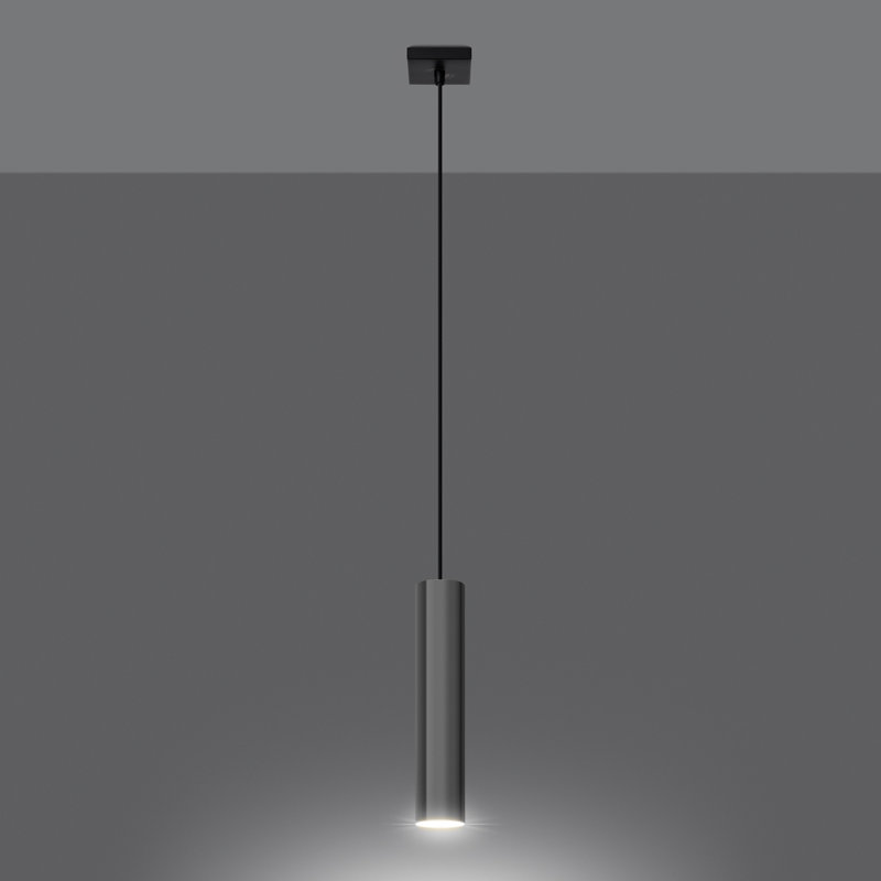 Bergmundur 1 - Light Stainless Steel Pendant, Grey