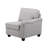 Ellis 8-Piece Modular L-Shape Linen Sectional Sofa and Ottoman