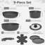 7 - Piece Aluminum Cookware Set